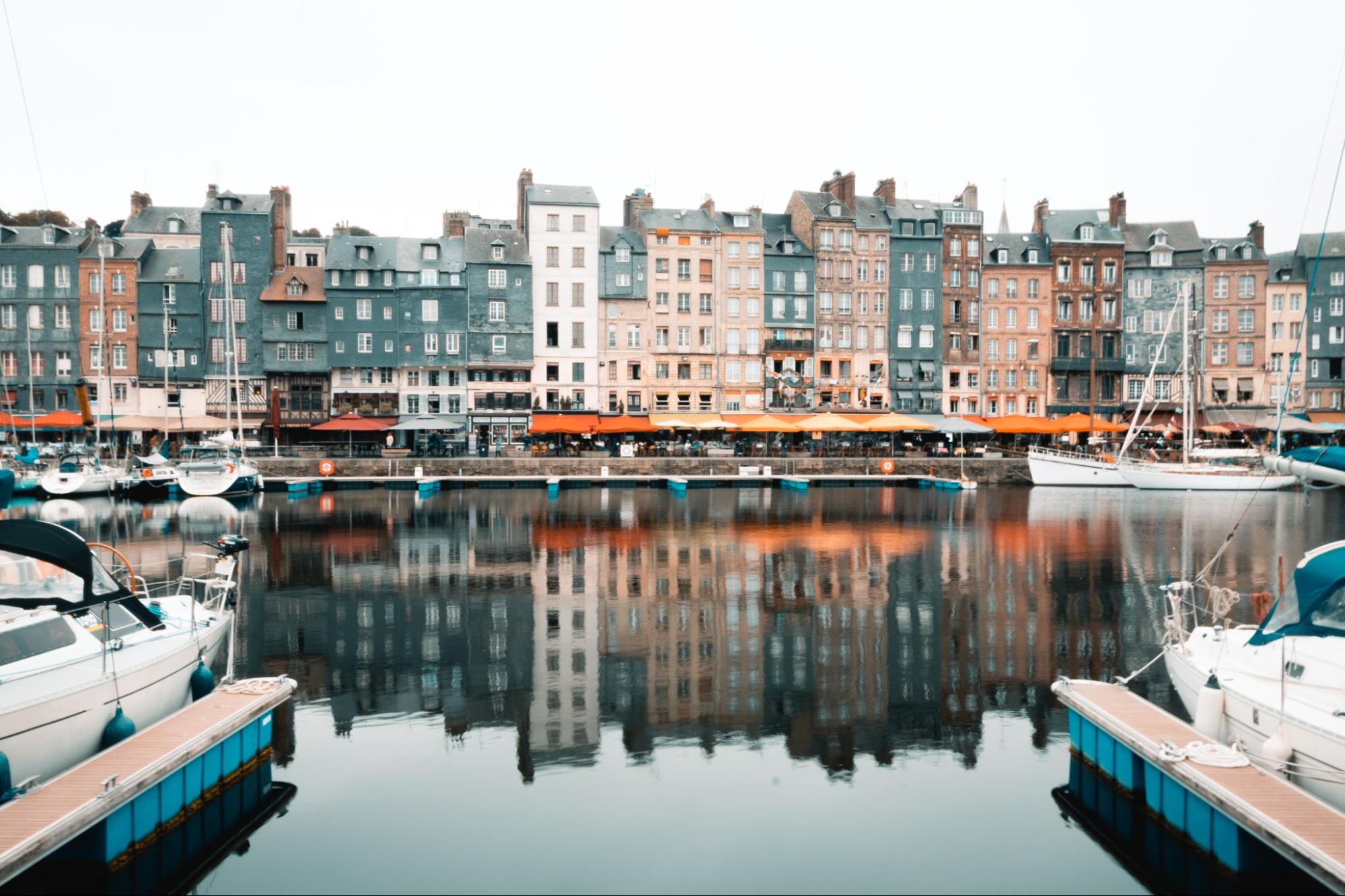 TUI autovakantie Normandië - Haven van Honfleur TUI autovakantie Normandië - Haven van Honfleur